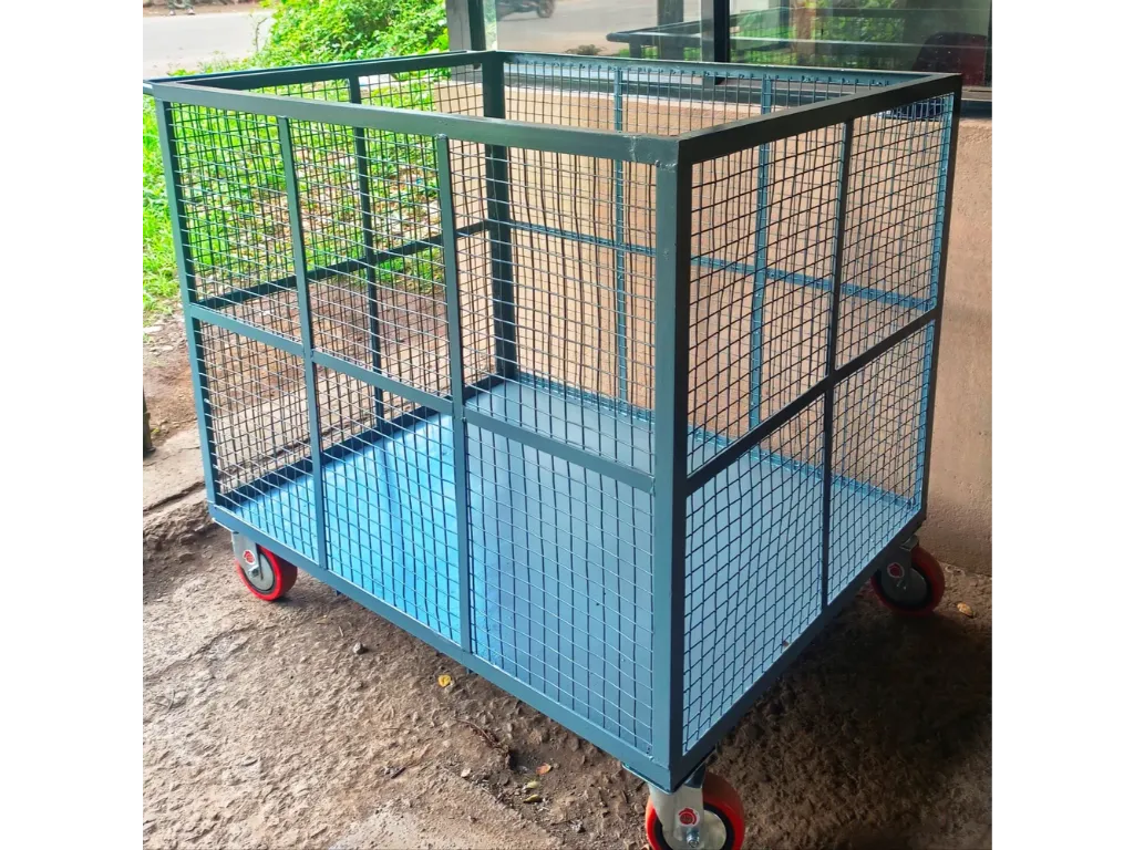 Wire Mesh Trolley Image 3